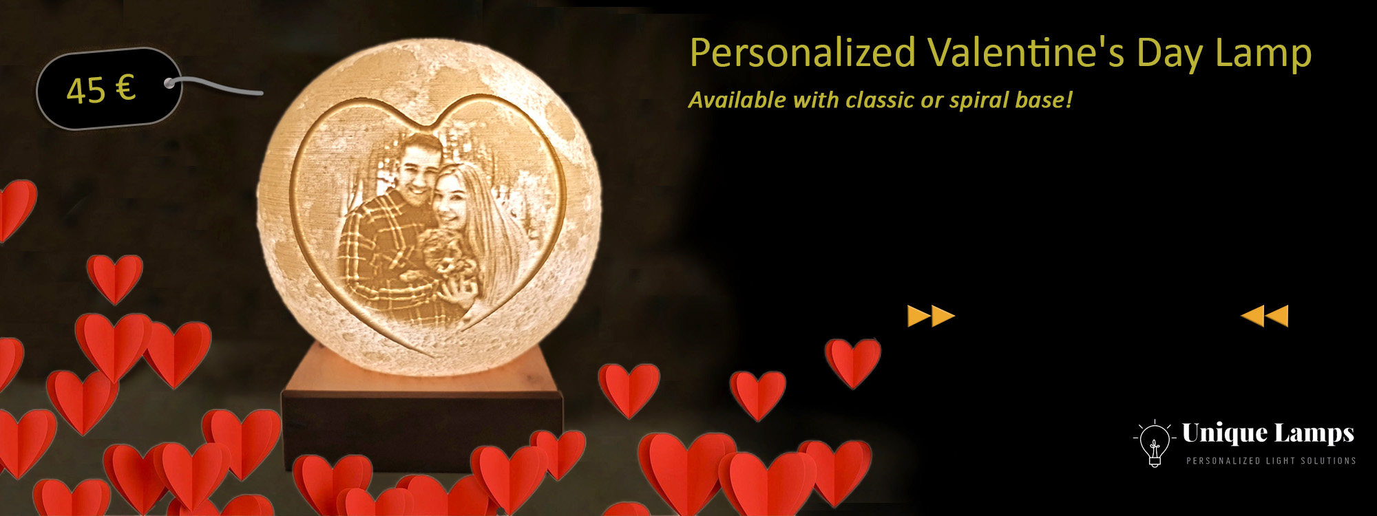 3D tiskana lučka, okrasek, različni modeli, personalizirano darilo, litofan