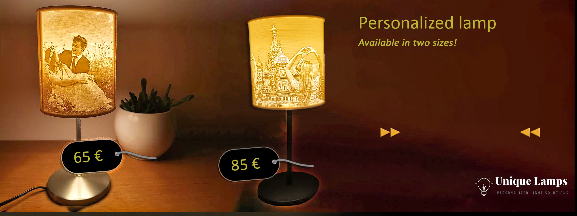 3D tiskana lučka, okrasek, različni modeli, personalizirano darilo, litofan